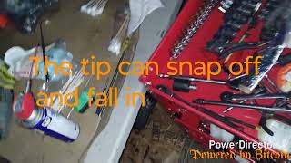 T1N Sprinter: Easily remove stuck copper injector seal washer. 2002-2006 Dodge Freightliner Mercedes