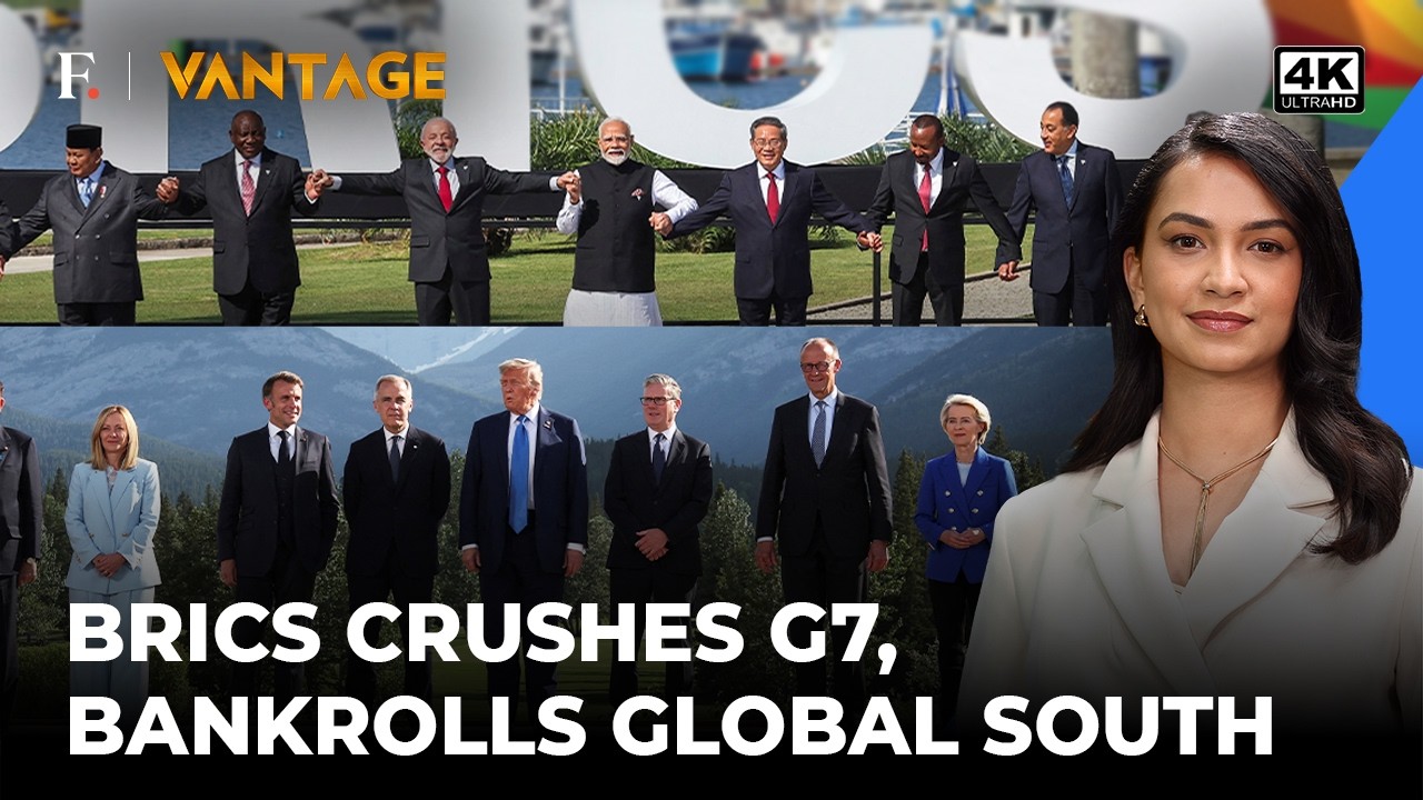 BRICS vs G7: BRICS Overtakes G7 in Economic Output | Vantage on Firstpost | 4K