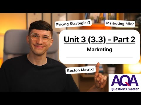 Unit 3 (3.3) – Marketing (Part 2) | AQA A-Level Business (Revision)