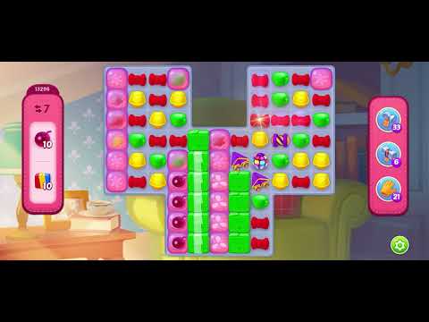 Homescapes level 13296 - no booster gameplay