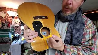 Video thumbnail for Epiphone FT-130 Caballero high action fix by Thomas Muse Guitars