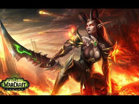 WoW Legion - Demon Hunter Gameplay - Full Starting Zone Quests & Cinematics