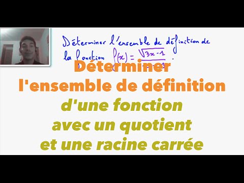 comment trouver minimum d'une fonction