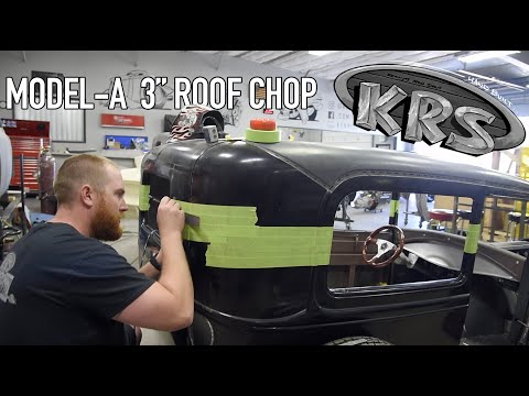 Model-A - 3" Roof Chop // Kenny's Rod Shop