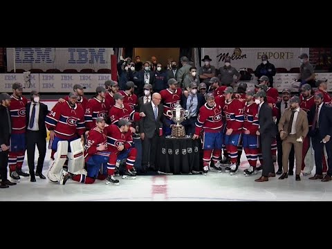 Clarence Campbell Trophy And Post Game With Lehkonen