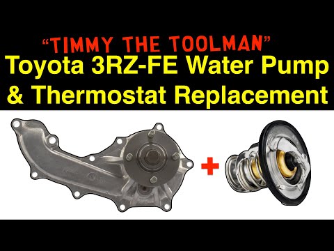 Toyota 3RZ-FE Water Pump & Thermostat Replacement