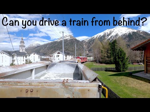 ★ 4K 🇨🇭 Freight cab ride including loading and unloading, Samedan - Preda, Switzerland [05.2021]