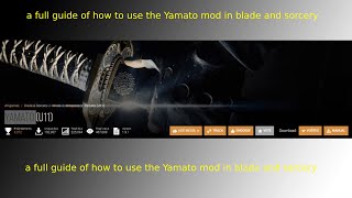 Yamato mod tutorial