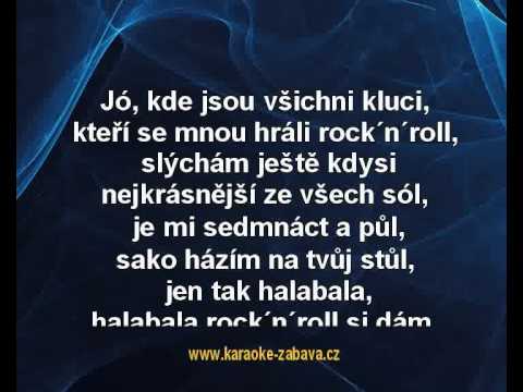 Halabala rock´n´roll - Karel Zich Karaoke tip