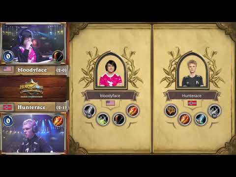 bloodyface vs Hunterace《爐石戰記》HCT 世界總決賽 - Day 4