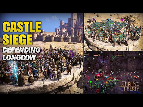 Insanely Massive Castle Siege 1000+ Players | End Game GvG | Nixx - OneHP Alliance | Defending POV