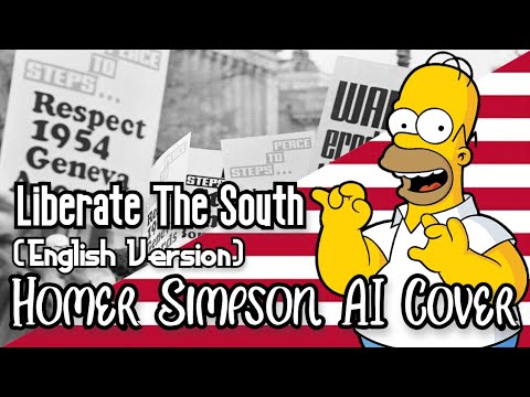 Homer Simpson sings Liberate The South (English Version) | AI Cover