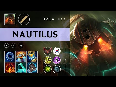Nautilus Mid vs Katarina - KR Grandmaster Patch 25.22