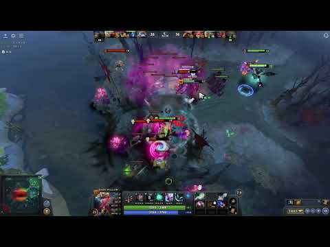 Unbelievable Dark Willow Outplay in 4 Carry Matchup!