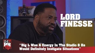Lord Finesse - Big L Was A Energy In The Studio &amp; He Would Definitely Instigate Situations