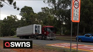 Aussie dad buys SHIPPING CONTAINER from China and turns it into a HOME | SWNS