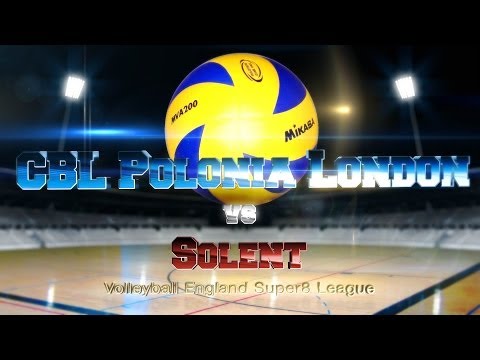 Volleyball England Super8: Solent Volleyball Club - CBL Polonia London 3:2 - full match