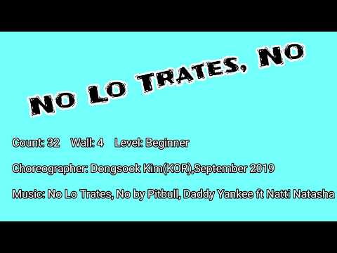 No Lo Trates No - Line Dance (Beginner) - (Demo) Dongsook Kim(KOR) September 2019