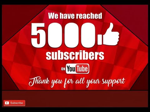 5000 Subscribers