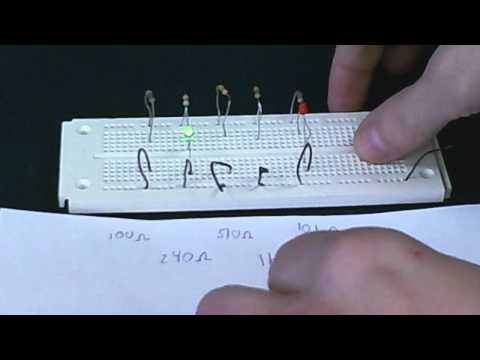 Choosing resistor values for LEDs