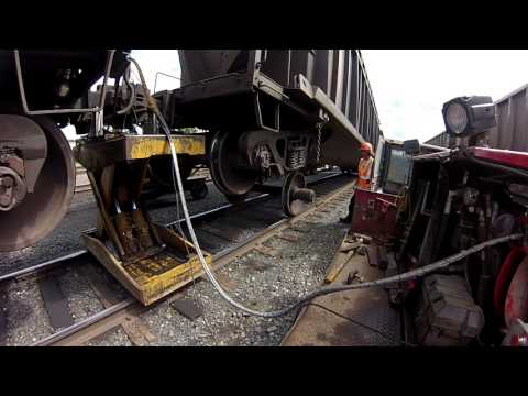 Railcar wheel changeout. AKA Insane Repairs