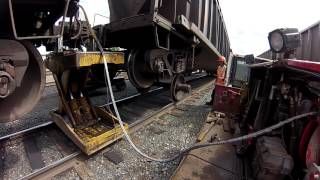 Railcar wheel changeout. AKA Insane Repairs