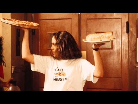 SHE aspires to more than a job at A PIZZERIA Her goal is to find A RICH LOVER