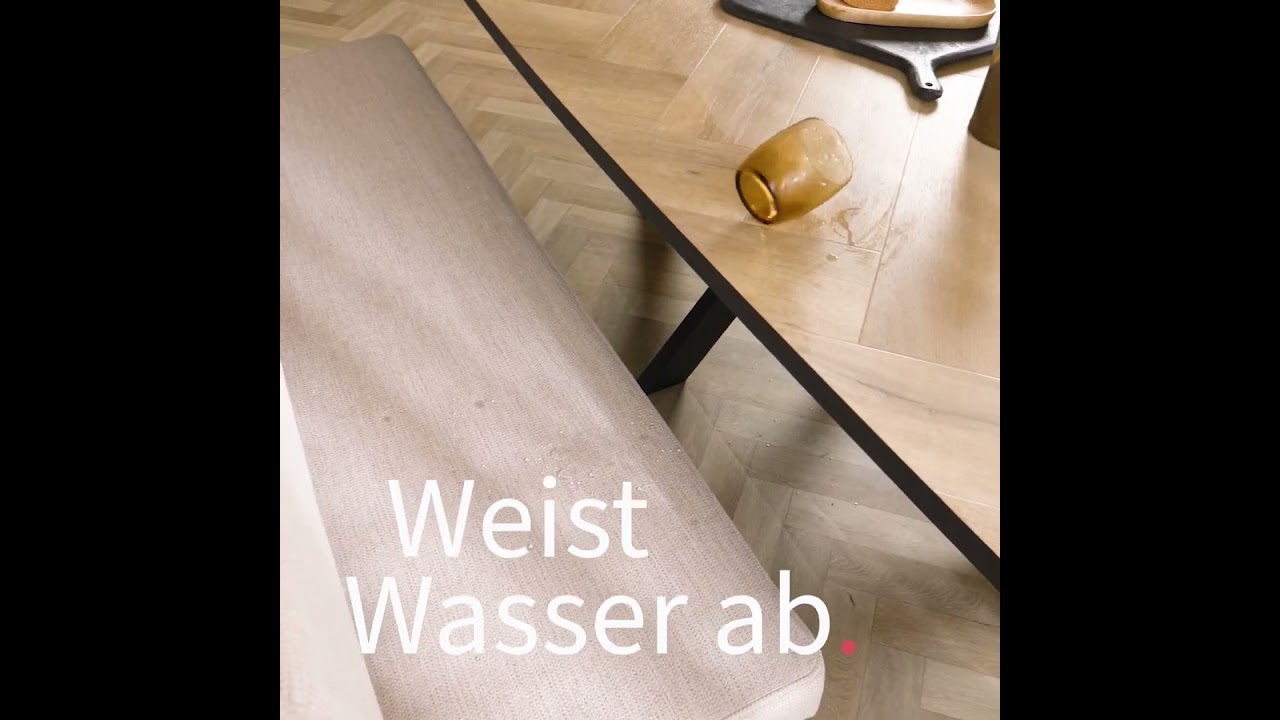 Esszimmerbank Leder Espen cognac 160 cm