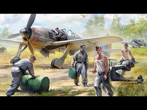 Focke-Wulf 190 Maintenance Airfield - Diorama 1/48