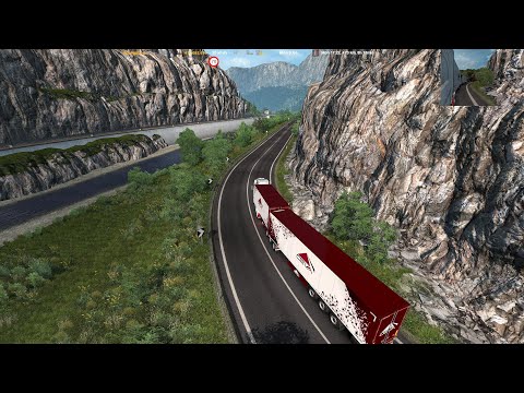 ETS2 1.38 [IT] Ancona - Parma | Winding road priority route | 1440p