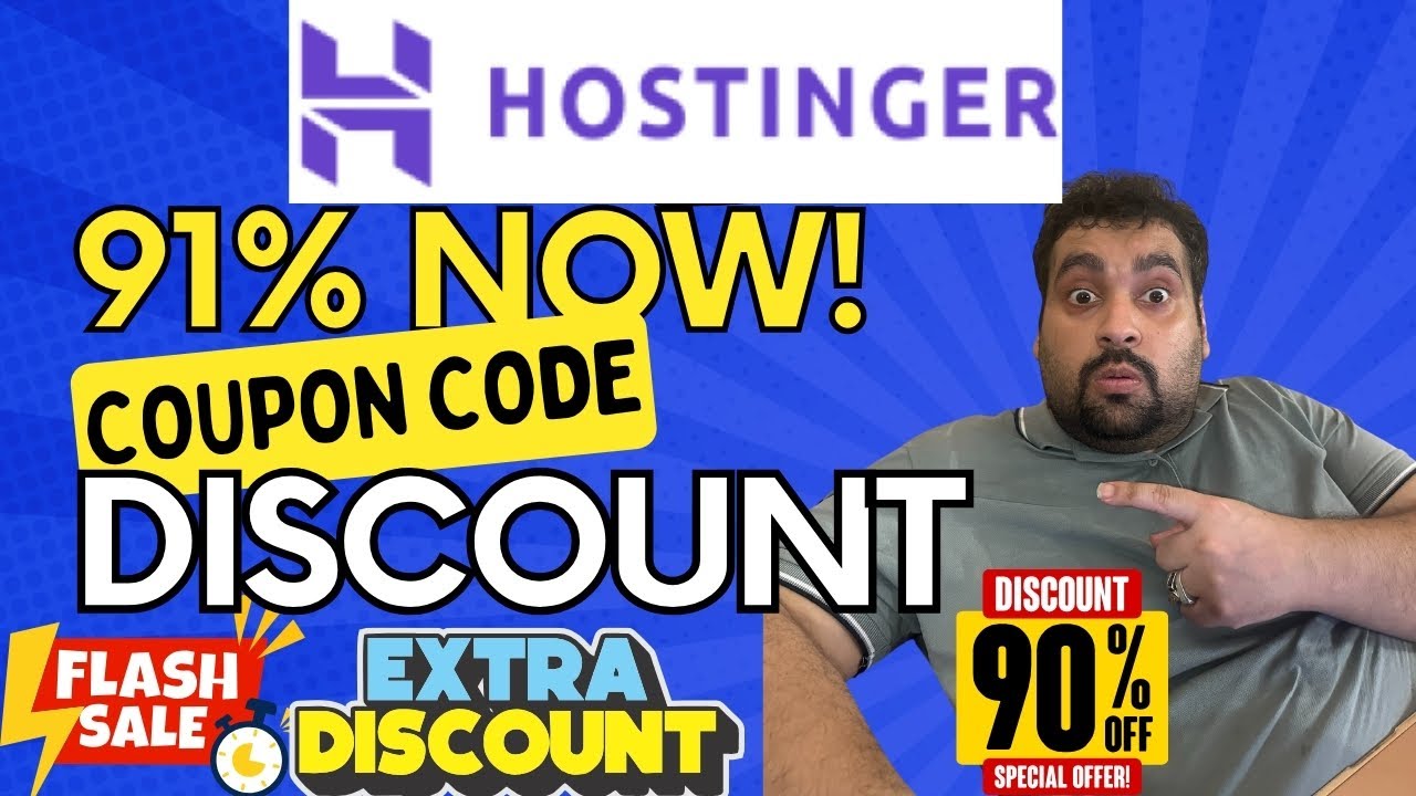 Hostinger Coupon Codes 2024 [Today] - 91% Maximum Discount NOW!