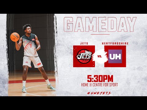 UWE Jets vs University of Hertfordshire | BUCS Men's South Premier | 30.11.22