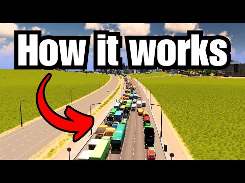 Cities: Skylines Traffic AI Explained and How to Fix It!