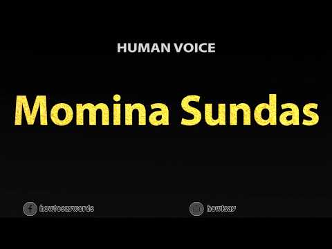 How To Pronounce Momina Sundas