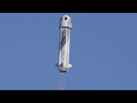 شاهد إطلاق صاروخ نيو شيبرد لبلو أوريجن الذي يقل المصرية سارة صبري إلى الفضاء