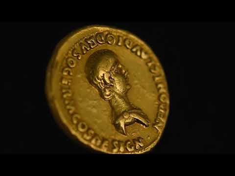 Moneda, Nero, Aureus, 51-54 AD, Rome, MBC, Oro, RIC:78