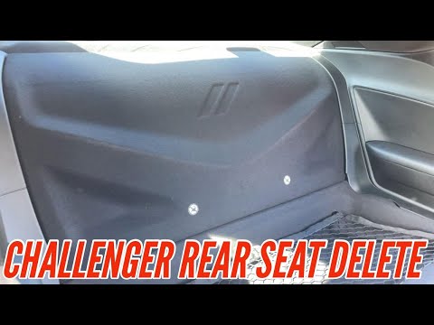 Rear Seat Delete | Dodge Challenger Install