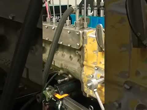 Cranking RPM, 3406 checking fuel delivery.  #youtubeshorts