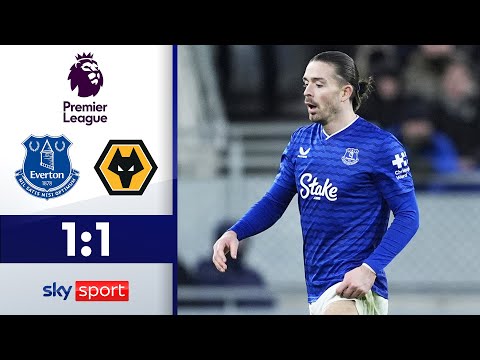 Grealish applaudiert dem Schiedsrichter - ROT! | FC Everton - Wolverhampton Wanderers | Highlights