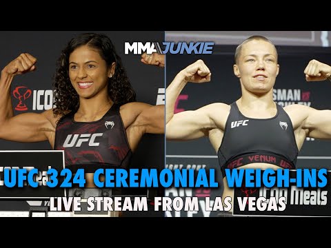 🔴 UFC 324: Gaethje vs. Pimblett ceremonial weigh-ins and faceoffs