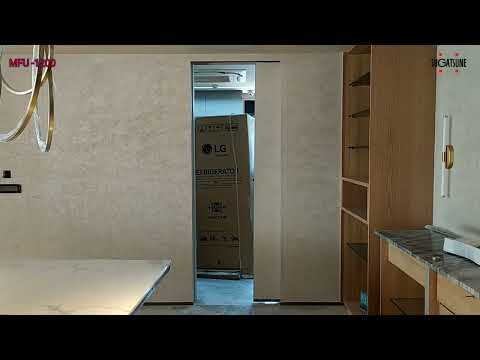 Flush Sliding Door System | Hidden Sliding Door Fitting MFU1200 #luxury #@HardwareArtist