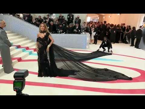 Rita Ora walks the Red Carpet at the Met Gala