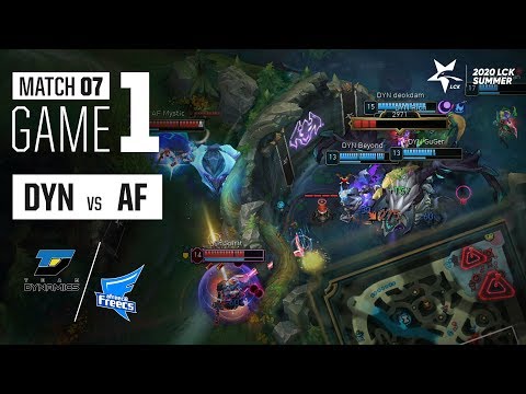 DYN vs AF | Match07 Game1 H/L | 2020 LCK Summer