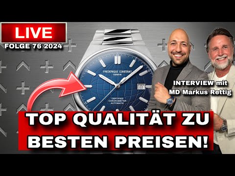 Top Qualität zu besten Preisen!Luxusuhren günstig Frederique Constant stellt sich vor!