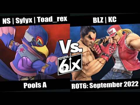 ROT6 September Pools A - NS | Sylyx | Toad_rex (Falco) vs BLZ | KC (Terry, Kazuya) SSBU Singles