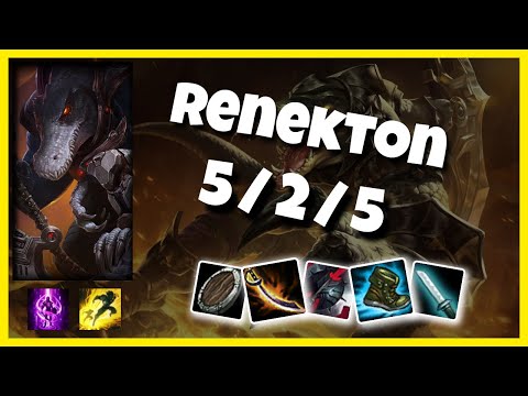 KOREAN Challenger Renekton TOP (5/2/5) vs VOLIBEAR Gameplay Replay - Patch 10.20