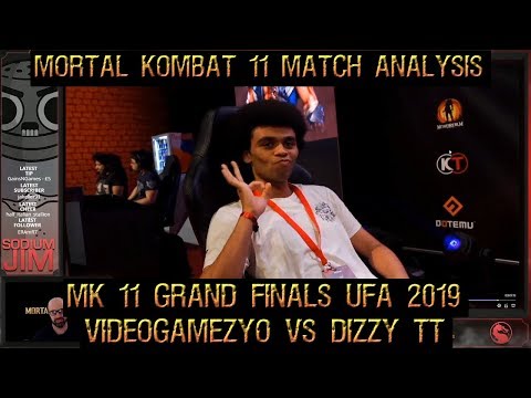 MATCH ANALYSIS - MK 11 GRAND FINALS UFA 2019 - VIDEOGAMEZYO VS DIZZY TT