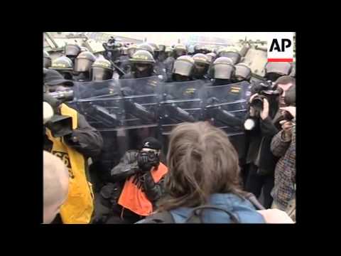 Latest anti-NATO demo outside summit venue