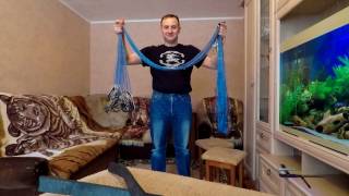 Как посадить дель рыболовную на шнур