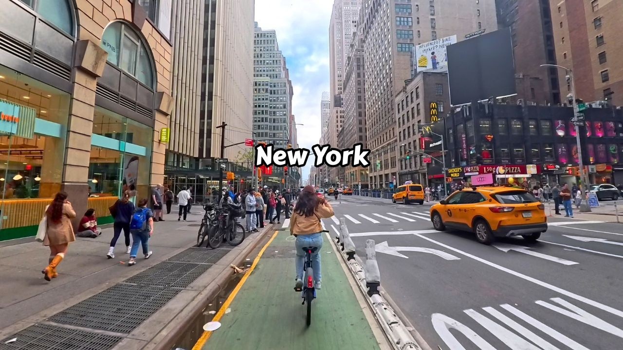 NYC Bike Ride Aipas A4 Gentry Ebike 4k Video